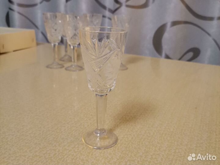 Хрустальные рюмки СССР