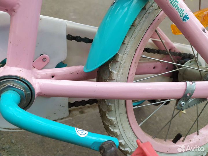 Детский велосипед для девочки 16'