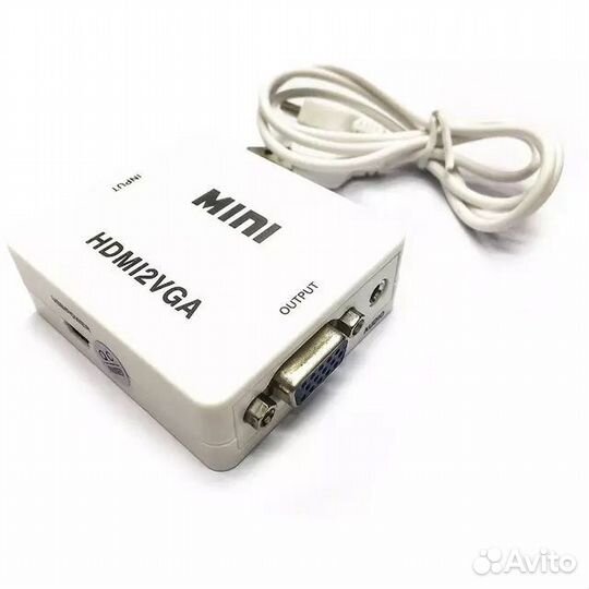 Hdmi VGA переходник с доп питанием