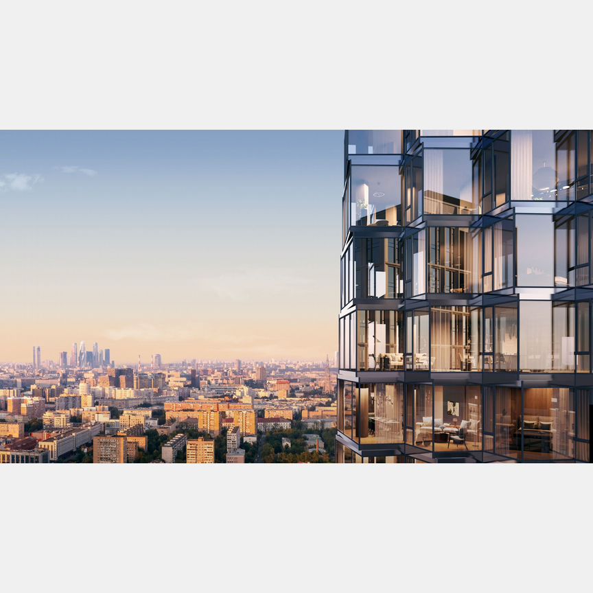 2-к. квартира, 77,4 м², 10/12 эт.