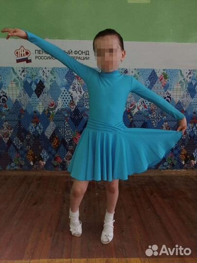 Платье для танцев, тренировок, туфли