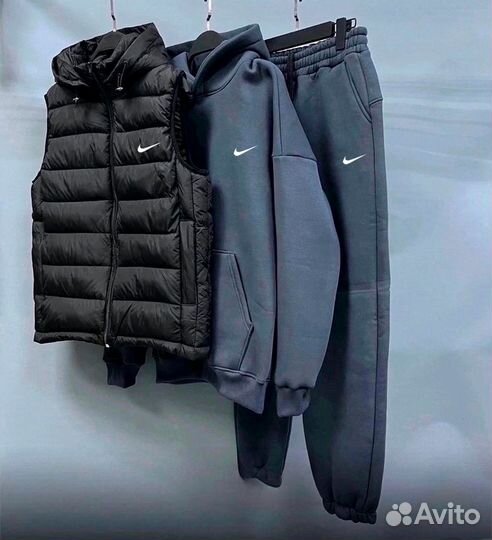 Тройка Nike на флисе