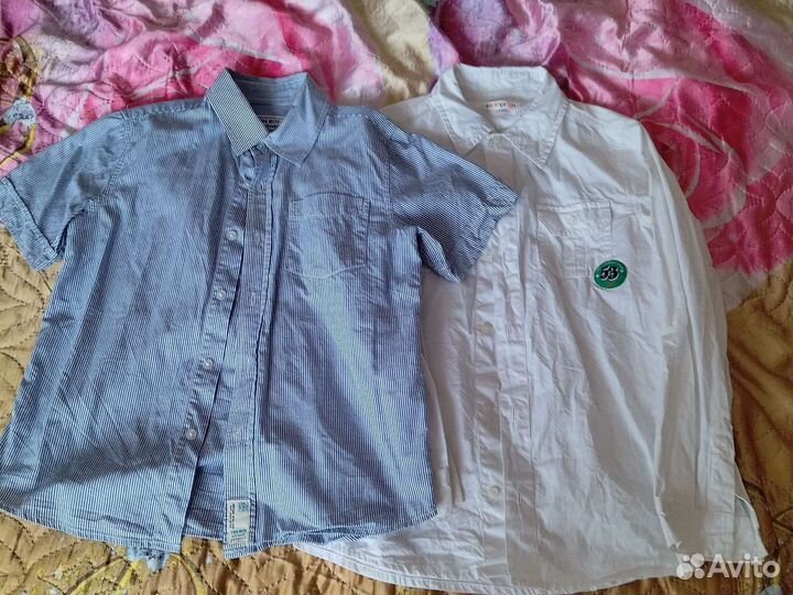 Рубашка для мальчика 122 128