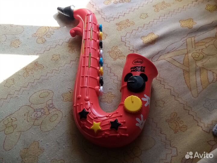 Труба музыкальная детская, на батарейках