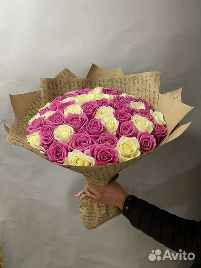 Цветы букеты розы