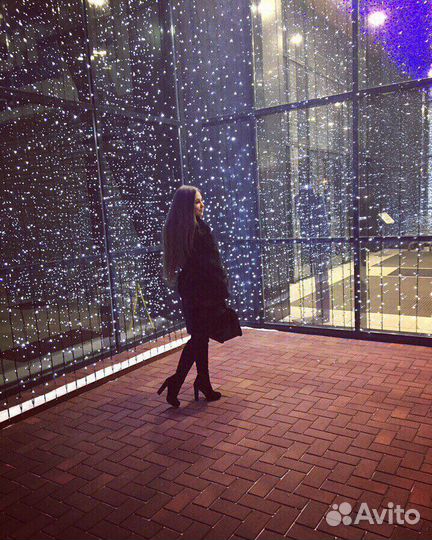 Шуба норковая с капюшоном