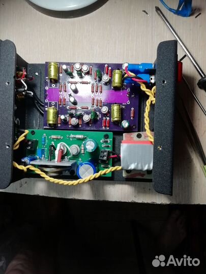Фонокорректор для винила (германиевые транзисторы)