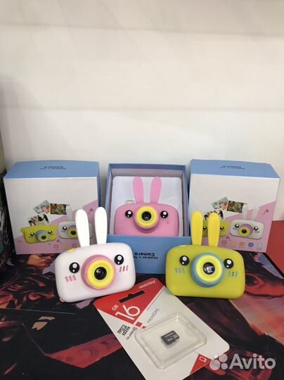 Детский цифровой фотоаппарат Зайчик