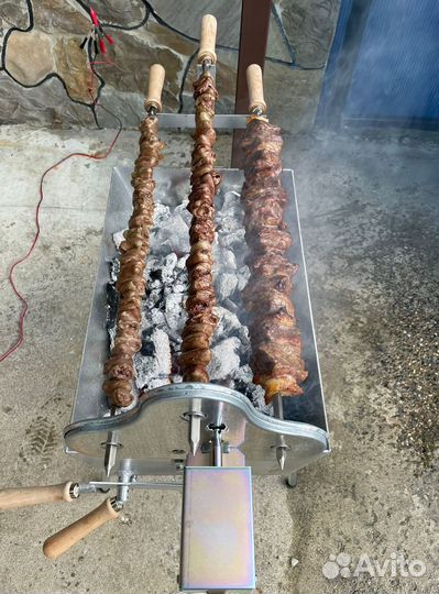 Мангал с электроприводом