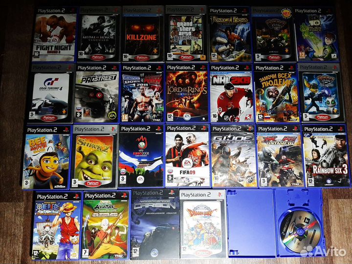 Игры sony PS2 лицензия