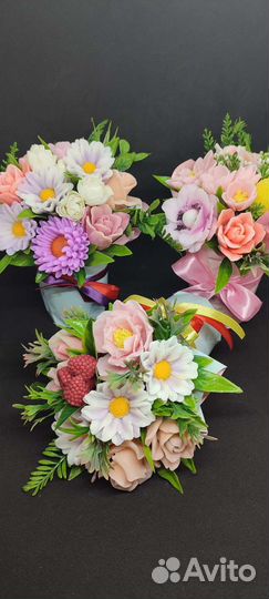 Букет из мыла тюльпаны