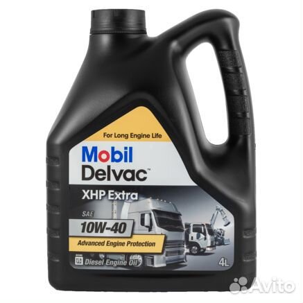 Масло Mobil 10/40 Delvac XHP Extra дизель синтетич