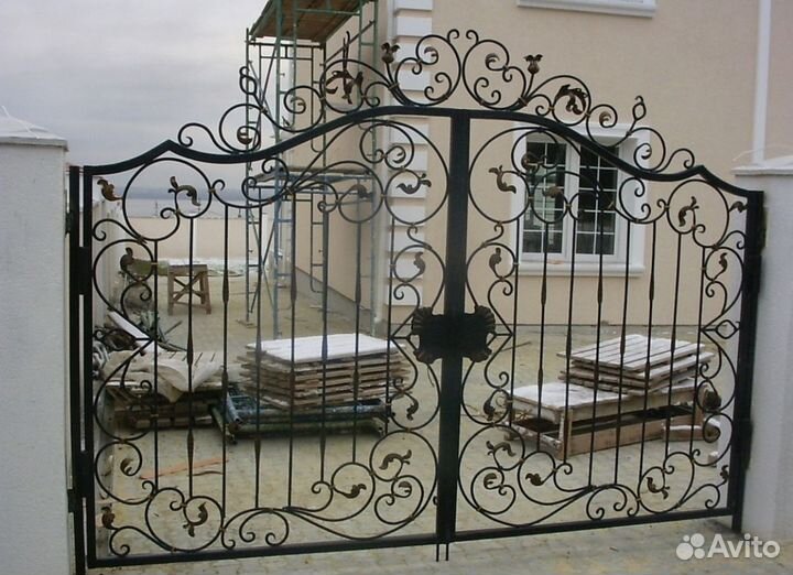Ворота кованые