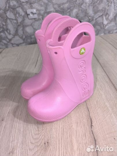 Резиновые сапоги Crocs для девочки c10 (27)