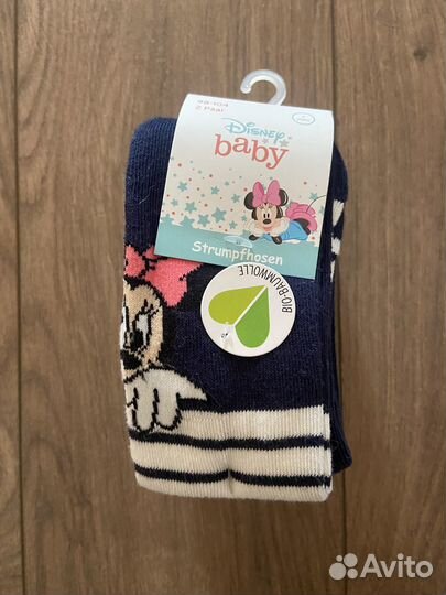 Колготки Disney для девочки новые 98 104