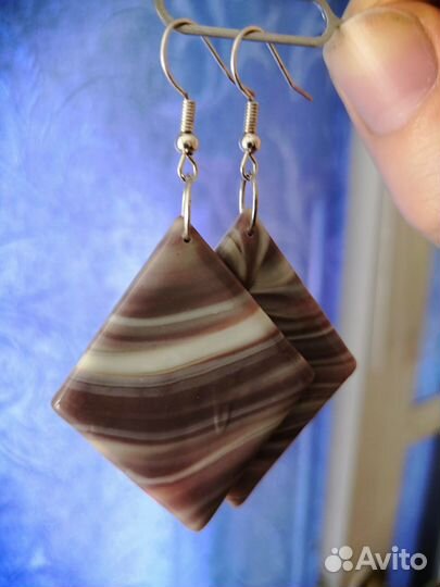 Серьги из полимерной глины