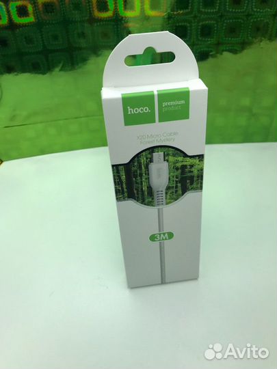 Зарядное устройство USB кабель micro USB hoco X20