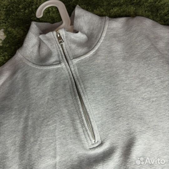 Толстовка свитер 1/4 zip gant