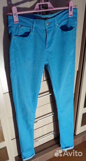 Женские джинсы светлые бренда Topshop moto Leigh