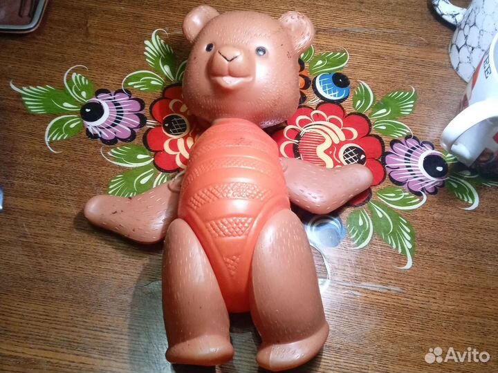 Игрушка СССР медведь в купальнике