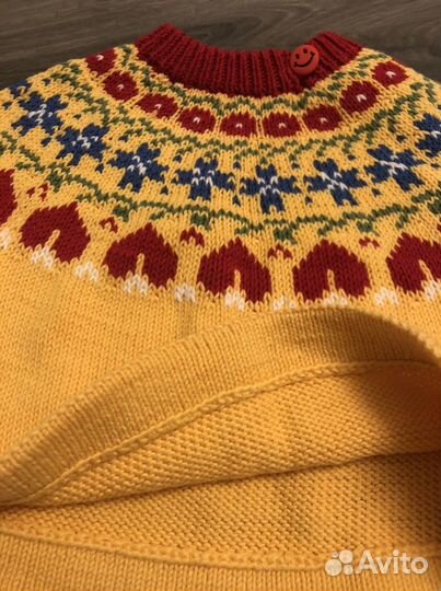 Желтый Свитер 62 см