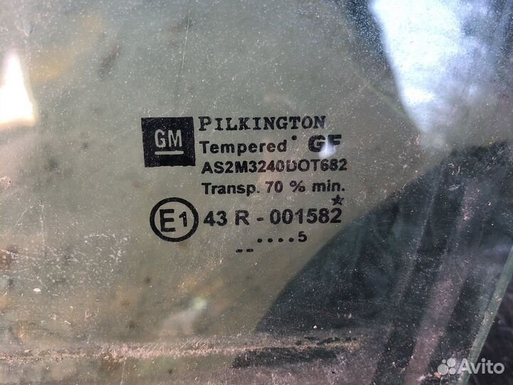 Стекло боковое правое, левое Опель Астра H 3дв