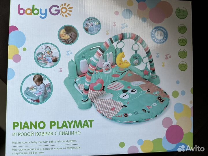 Развивающий коврик с пианино