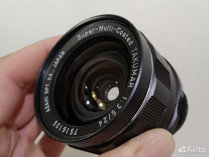 Объектив pentax smc takumar 1/ 3.5 24 mm