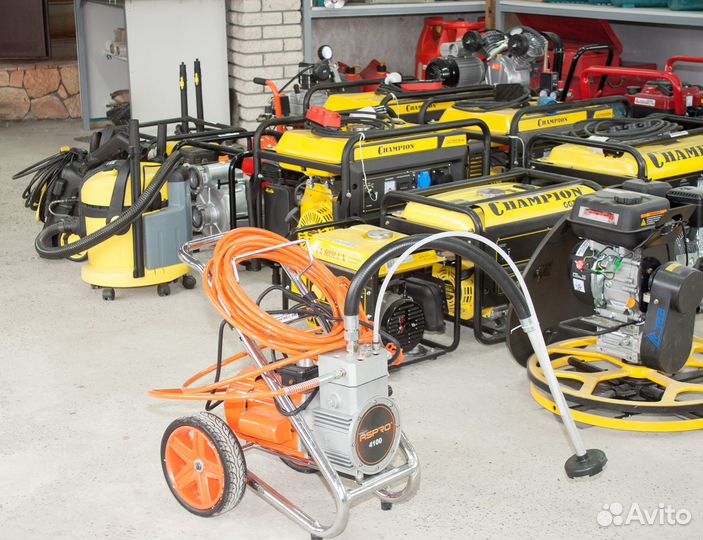 Аренда строительного инструмента и оборудования