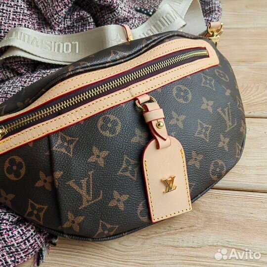 Поясная сумка Louis Vuitton LV канва кожа