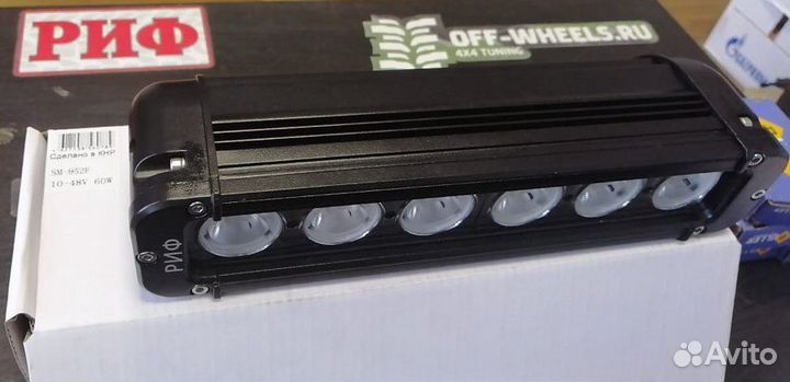 Фара водительского света риф 279 мм 60W LED