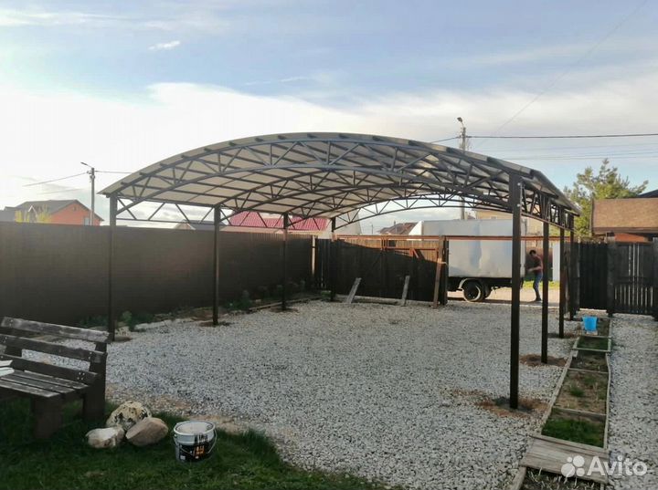 Навес для машины