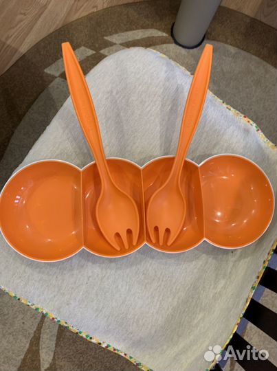 Менажница tupperware с вилками