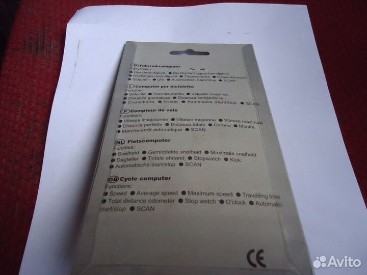 Вело-компьютер /cycle computer A3201 новый