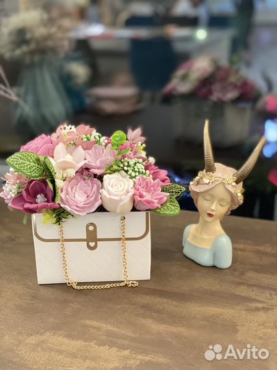 Мыло ручной работы букеты