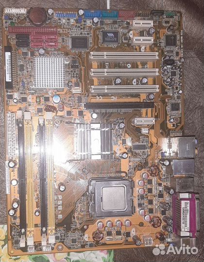 Материнская плата P5B-E с чпу intel COR 2 DUO