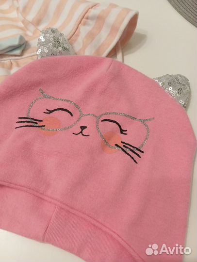 Шапочки для малышки 1 2