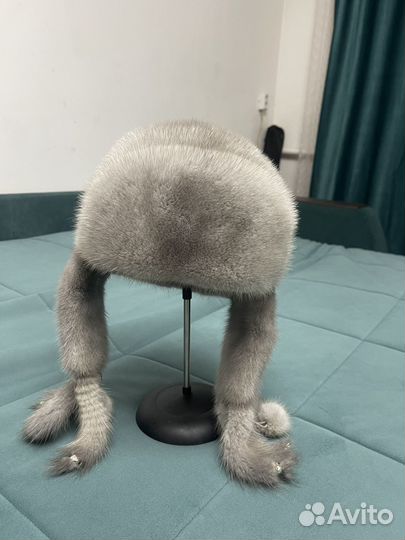 Шапка норковая женская бу