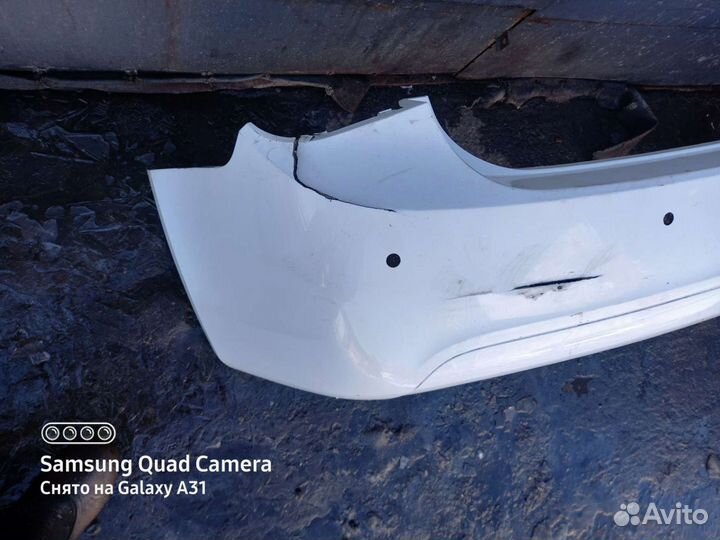 Бампер задний chevrolet cruze седан