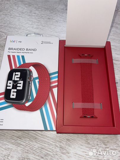Ремешок плетёный vlp для Apple Watch 42/44/45, M