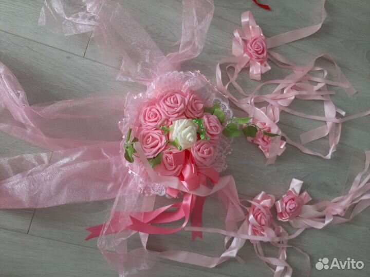 Свадебное украшение для авто