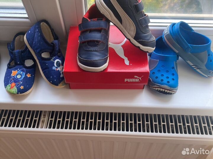 Crocs детские акулы С 8