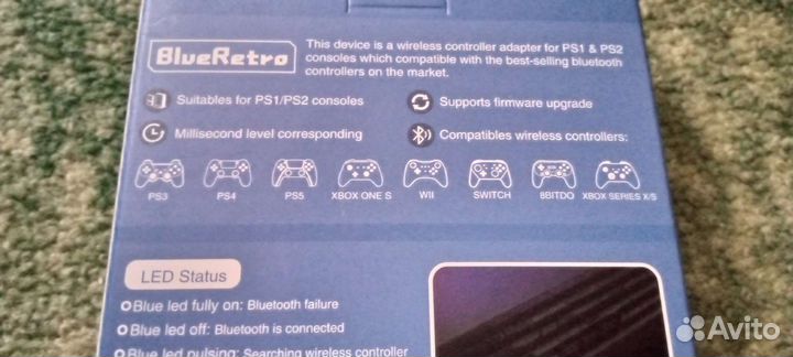 Bluetooth адаптер для Play Station 2