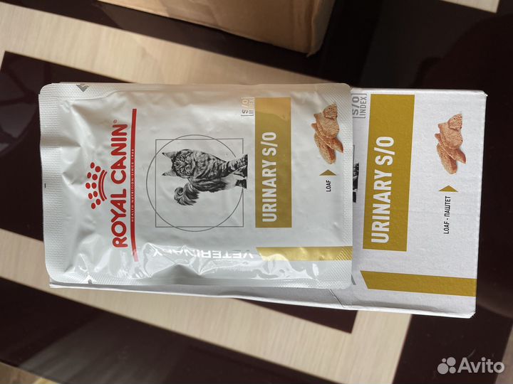 Корм Royal Canin urinary s o паштет