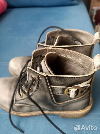 Ботинки демисезонные 36 нат. кожа