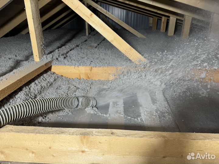 Эковата утеплитель для стен цена с работой