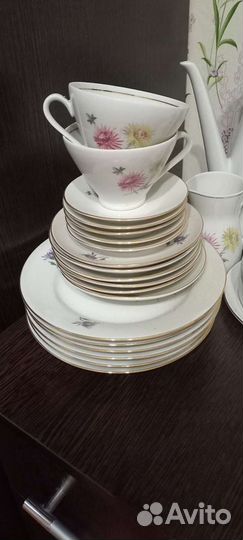 Чайно кофейный сервиз гдр