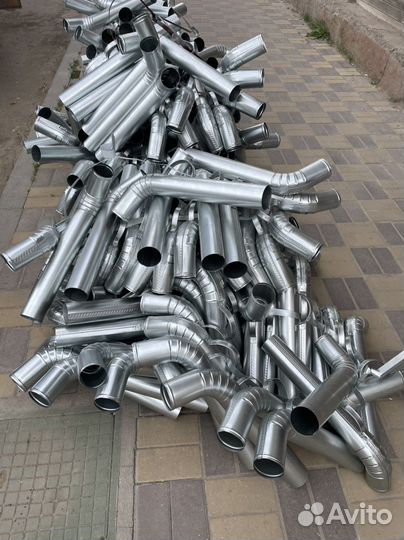 Самоварные трубы разных размеров