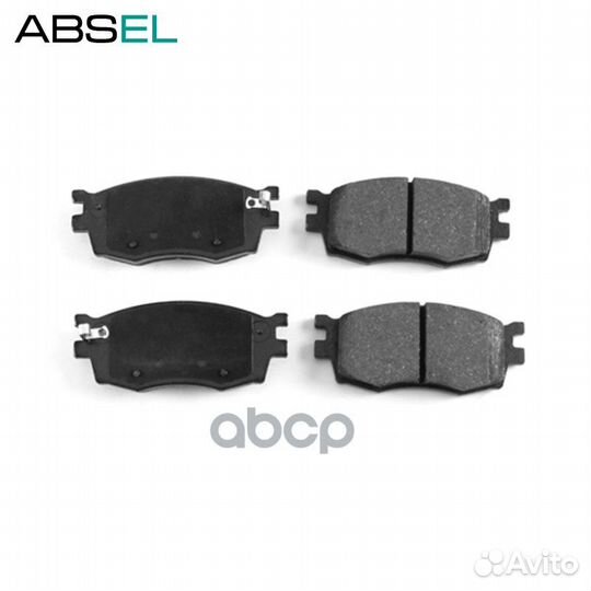 Колодки тормозные передние ki420001 absel