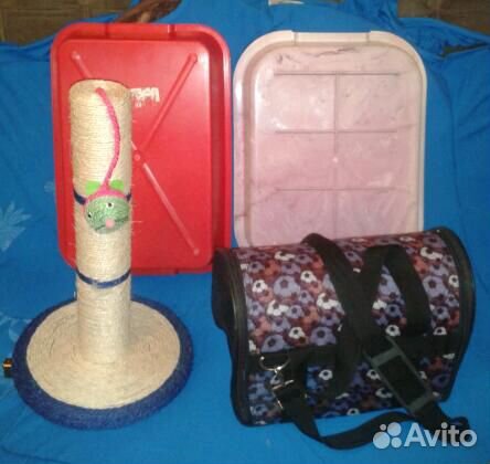 Переноски/миски/лотки/пуходерки/когтеточки/одежда